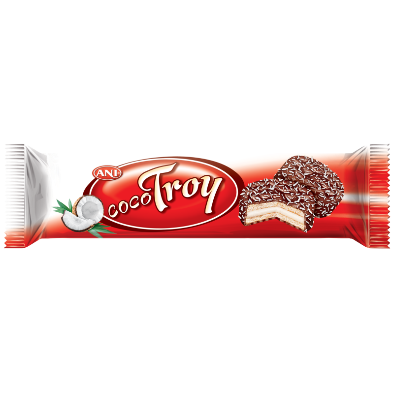 بسكوت ساندويتش بالشوكلاته محشو بكريمة المارشميلو Chocolate sandwich biscuit with marshmallow filling