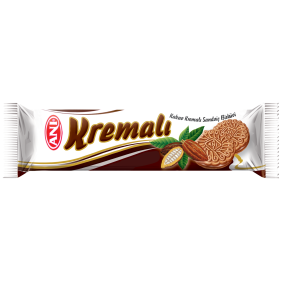 بسكويت محشو بكريمة الشوكلاته Kremall biscuit with chocolate cream filling