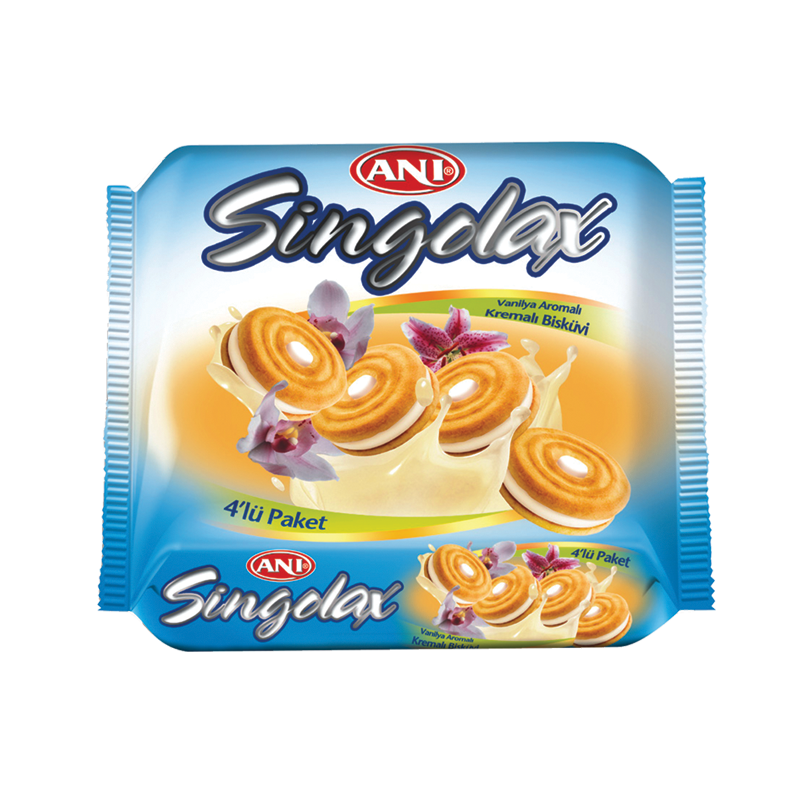 بسكويت فانيليا و حشوة الفانيليا vanilla biscuit with vanilla filling