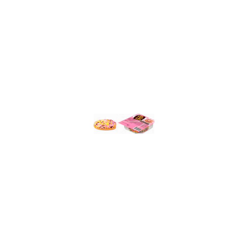 بسكويت مع كريمة المارشميلو وقطع الفواكهFELLIK BISCUIT WITH MARSHMALLOW COATED WITH COLORUED GRANULAR