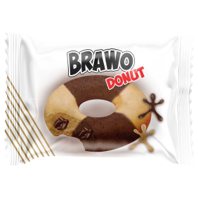 دونات كيك براو بحشوة صلصة الكاكاو Brawo donut marble cake with cocoa sauce filling