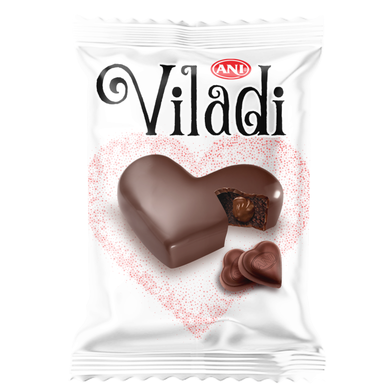 فيلادي كيك على شكل قلب بحشوة الشوكولاتة Viladi heart-shaped cake with chocolate filling