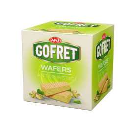 بسكويت ويفر بالفستق Pistachio wafer biscuit