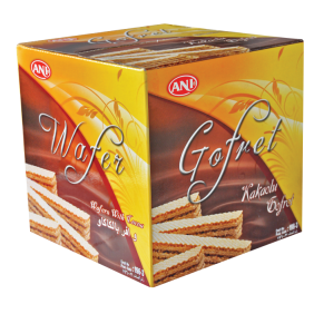 بسكويت ويفر بحشوة الفانيليا wafer biscuit with vanilla filling